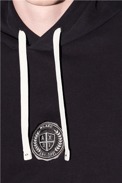 Armani Exchange Erkek Kapüşonlu Sweatshirt