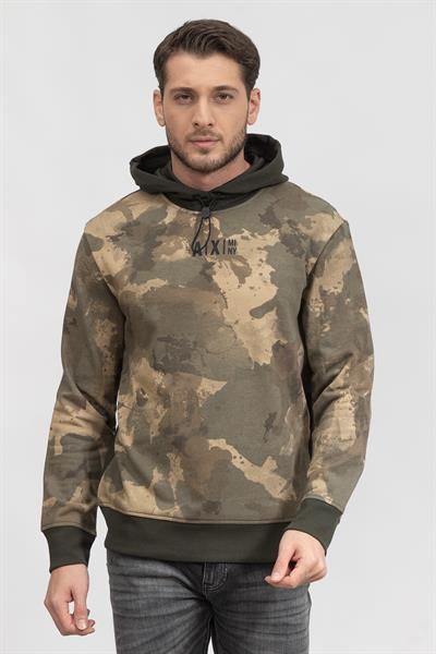 Armani Exchange Erkek Kapüşonlu Sweatshirt