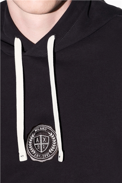 Armani Exchange Erkek Kapüşonlu Sweatshirt