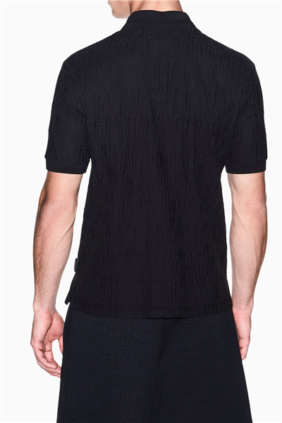 Armani Exchange Erkek Polo Yaka T-Shirt Siyah