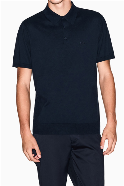 Armani Exchange Erkek Polo Yaka T-Shirt Lacivert