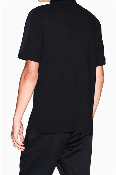 Armani Exchange Erkek Polo Yaka T-Shirt Siyah