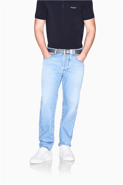 Armani Exchange Erkek Polo Yaka T-Shirt Lacivert
