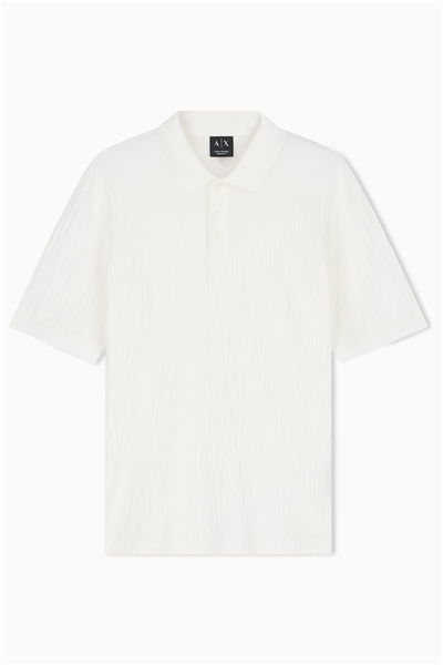 Armani Exchange Erkek Polo Yaka T-Shirt Beyaz