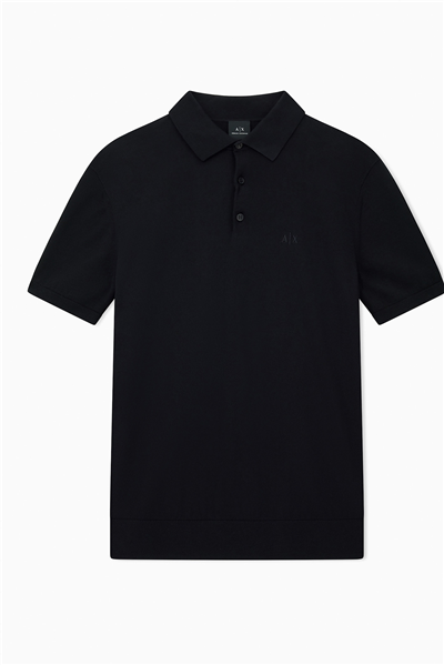Armani Exchange Erkek Polo Yaka T-Shirt Siyah