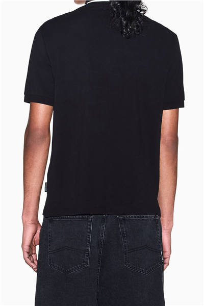 Armani Exchange Erkek Polo Yaka T-Shirt Siyah