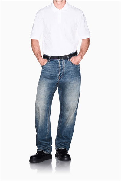 Armani Exchange Erkek Polo Yaka T-Shirt Beyaz