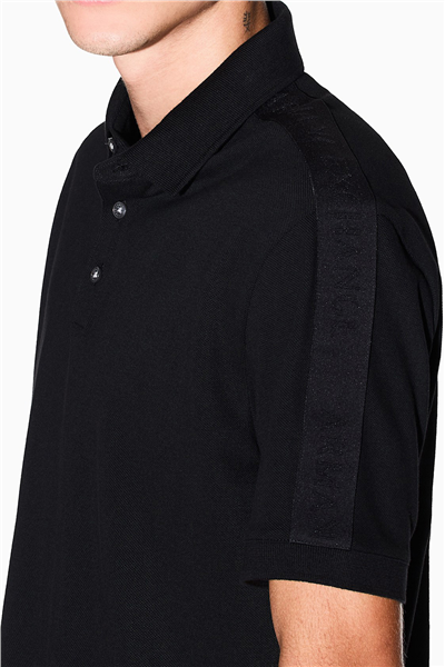 Armani Exchange Erkek Polo Yaka T-Shirt Siyah