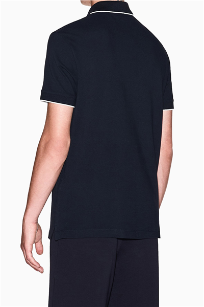 Armani Exchange Erkek Polo Yaka T-Shirt Lacivert