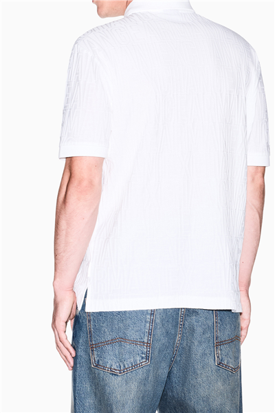 Armani Exchange Erkek Polo Yaka T-Shirt Beyaz
