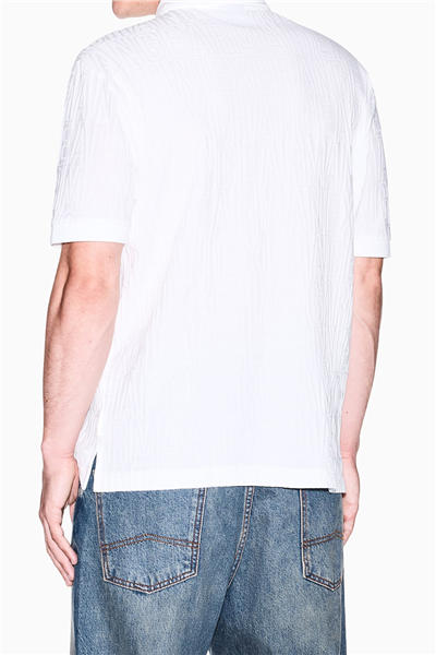Armani Exchange Erkek Polo Yaka T-Shirt Beyaz