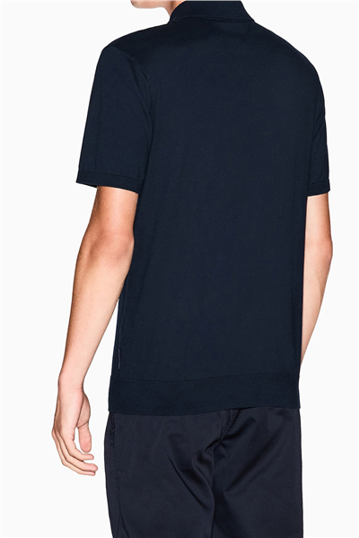 Armani Exchange Erkek Polo Yaka T-Shirt Lacivert