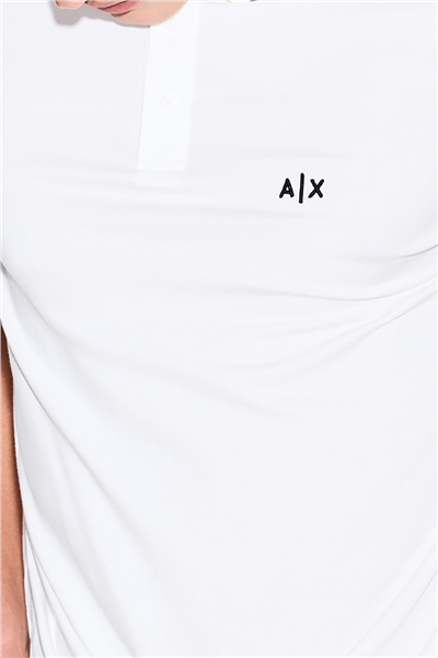 Armani Exchange Erkek Polo Yaka T-Shirt Beyaz