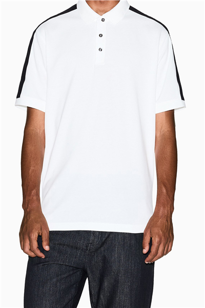 Armani Exchange Erkek Polo Yaka T-Shirt Beyaz