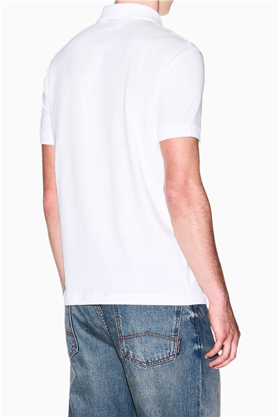 Armani Exchange Erkek Polo Yaka T-Shirt Beyaz