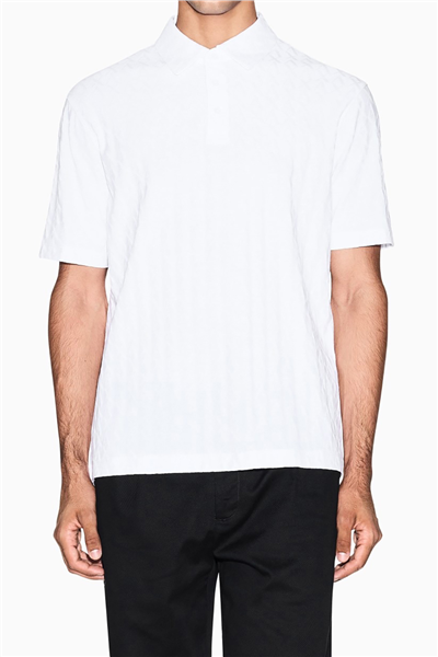 Armani Exchange Erkek Polo Yaka T-Shirt Beyaz