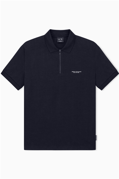 Armani Exchange Erkek Polo Yaka T-Shirt Lacivert