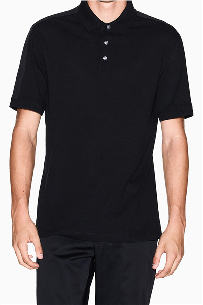 Armani Exchange Erkek Polo Yaka T-Shirt Siyah