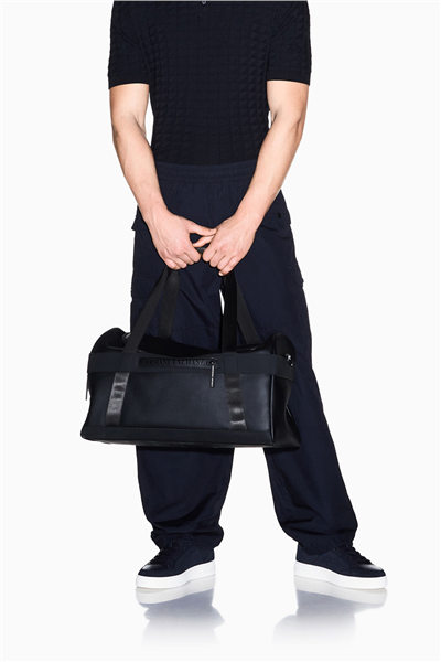 Armani Exchange Erkek Polo Yaka Triko Lacivert