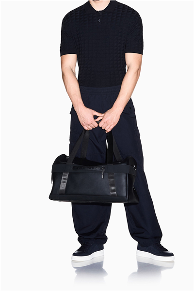 Armani Exchange Erkek Polo Yaka Triko Lacivert