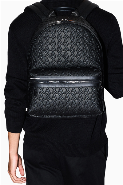 Armani Exchange Erkek Sırt Çantası Siyah