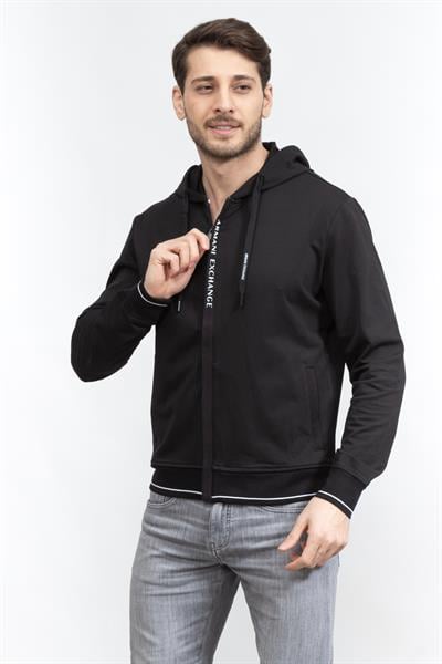 Armani Exchange Erkek Fermuarlı Sweatshirt