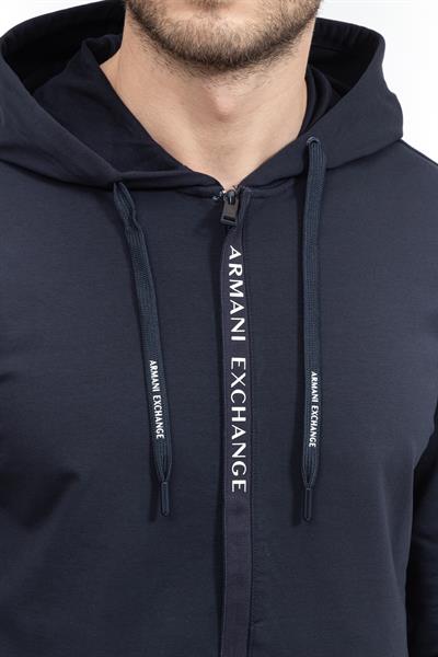 Armani Exchange Erkek Fermuarlı Sweatshirt