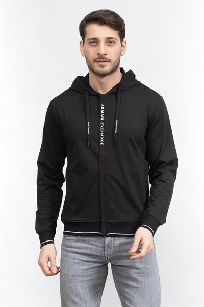 Armani Exchange Erkek Fermuarlı Sweatshirt