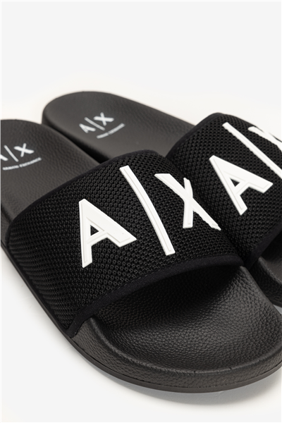 Armani Exchange Erkek Terlik Siyah