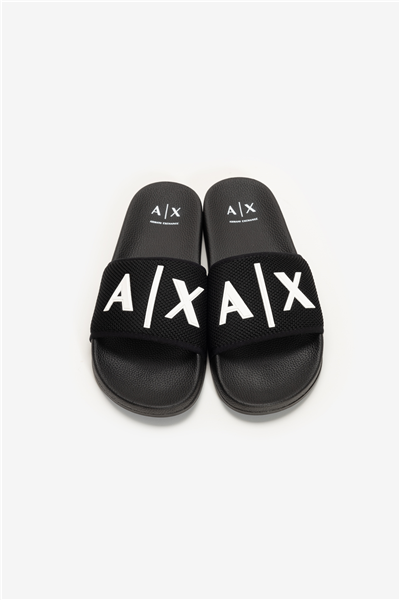 Armani Exchange Erkek Terlik Siyah