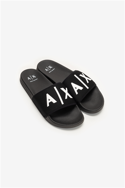 Armani Exchange Erkek Terlik Siyah