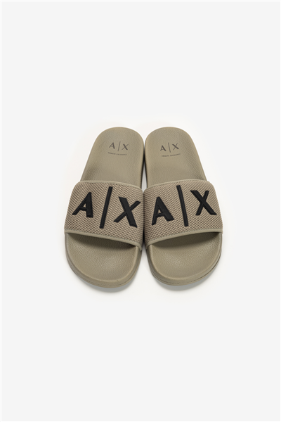 Armani Exchange Erkek Terlik Zeytin Yeşili