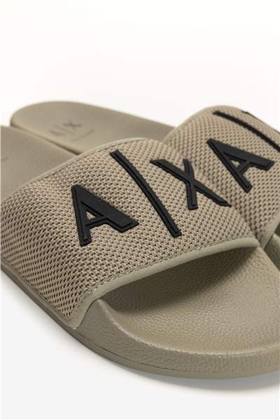 Armani Exchange Erkek Terlik Zeytin Yeşili