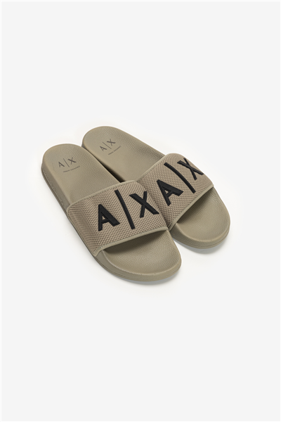 Armani Exchange Erkek Terlik Zeytin Yeşili