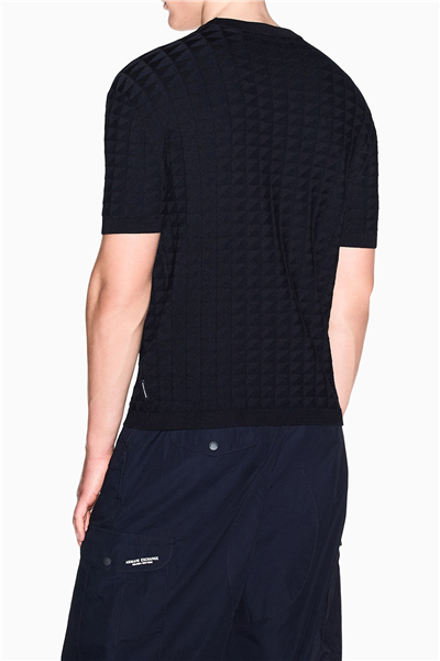 Armani Exchange Erkek Triko Lacivert