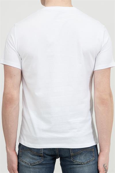Armani Exchange Erkek V Yaka T-Shirt Beyaz