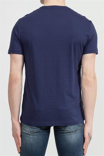 Armani Exchange Erkek V Yaka T-Shirt Mavi