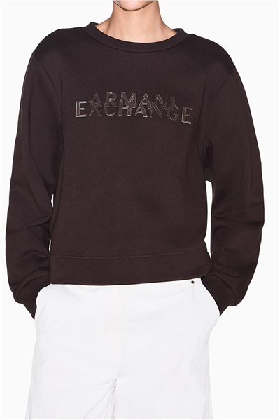 Armani Exchange Kadın Bisiklet Yaka Sweatshirt