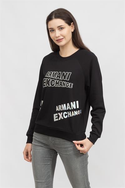 Armani Exchange Kadın Bisiklet Yaka Sweatshirt