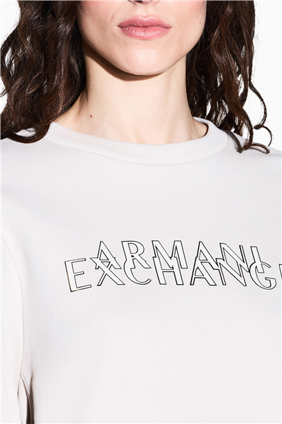 Armani Exchange Kadın Bisiklet Yaka Sweatshirt