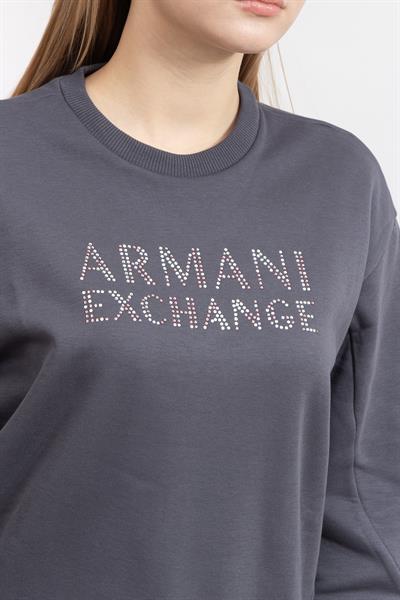 Armani Exchange Kadın Bisiklet Yaka Sweatshirt