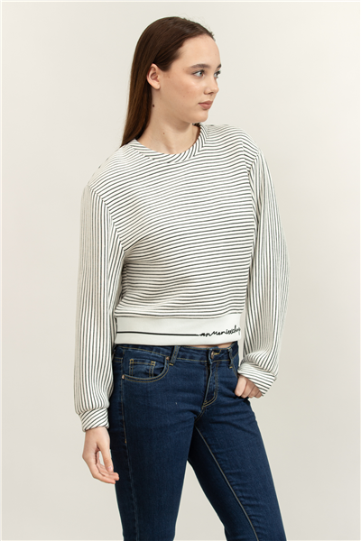 Armani Exchange Kadın Bisiklet Yaka Sweatshirt