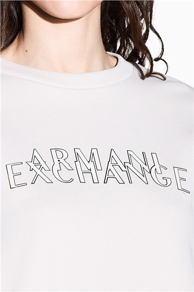 Armani Exchange Kadın Bisiklet Yaka Sweatshirt