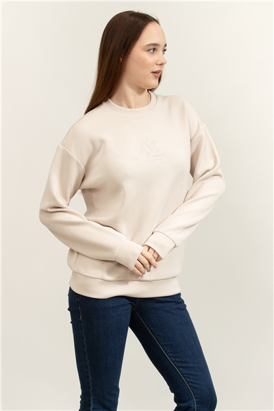 Armani Exchange Kadın Bisiklet Yaka Sweatshirt