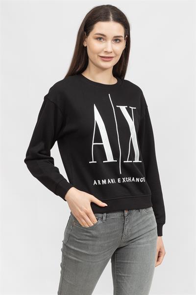 Armani Exchange Kadın Bisiklet Yaka Sweatshirt