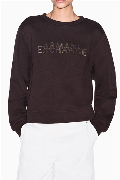 Armani Exchange Kadın Bisiklet Yaka Sweatshirt