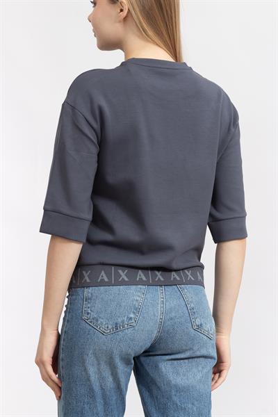Armani Exchange Kadın Bisiklet Yaka Sweatshirt