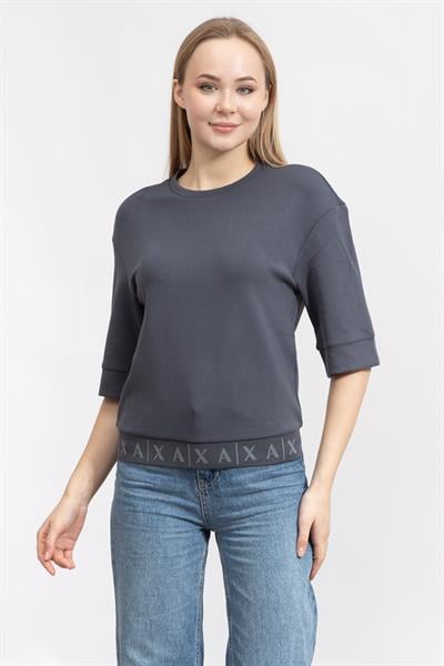 Armani Exchange Kadın Bisiklet Yaka Sweatshirt