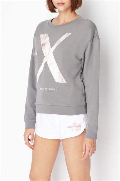 Armani Exchange Kadın Bisiklet Yaka Sweatshirt
