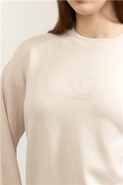 Armani Exchange Kadın Bisiklet Yaka Sweatshirt